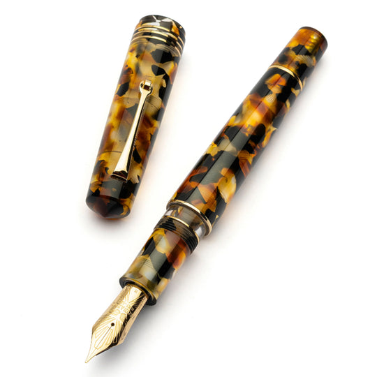 Leonardo MZ Grande 2.0 No.8 14K Gold Fountain Pen - Sottobosco GT