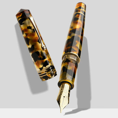 Leonardo MZ Grande 2.0 No.8 14K Gold Fountain Pen - Sottobosco GT