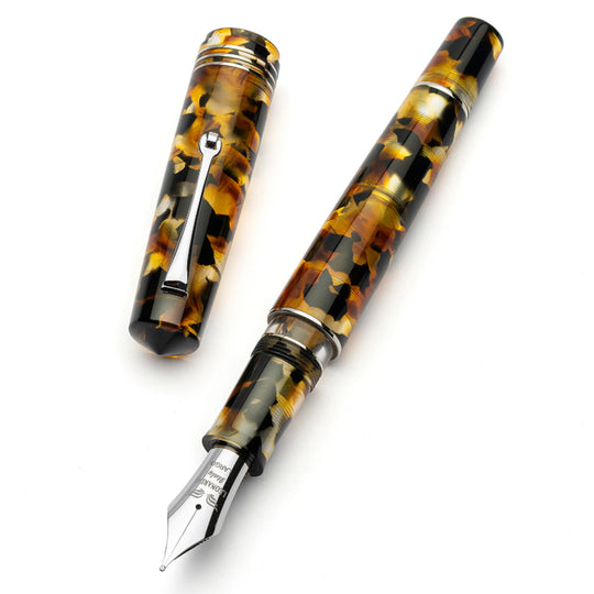 Leonardo MZ Grande 2.0 No.8 Steel Nib Fountain Pen - Sottobosco CT