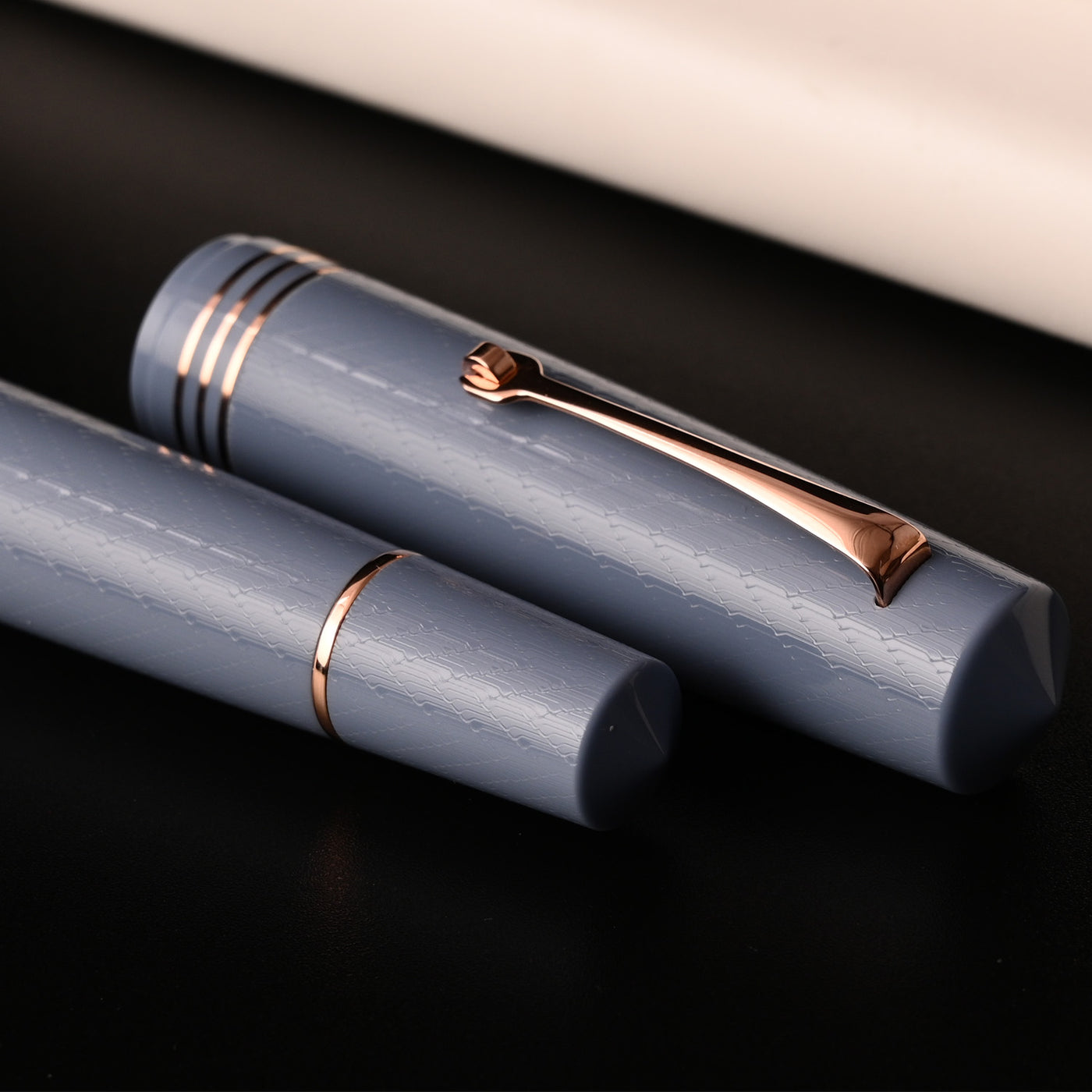 Leonardo MZ Grande 2.0 The Art of Guilloche Fountain Pen - Indigo RGT 11