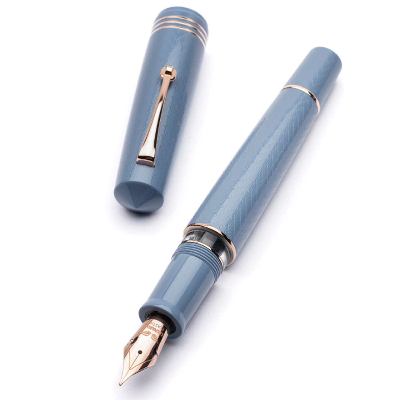 Leonardo MZ Grande 2.0 The Art of Guilloche Fountain Pen - Indigo RGT