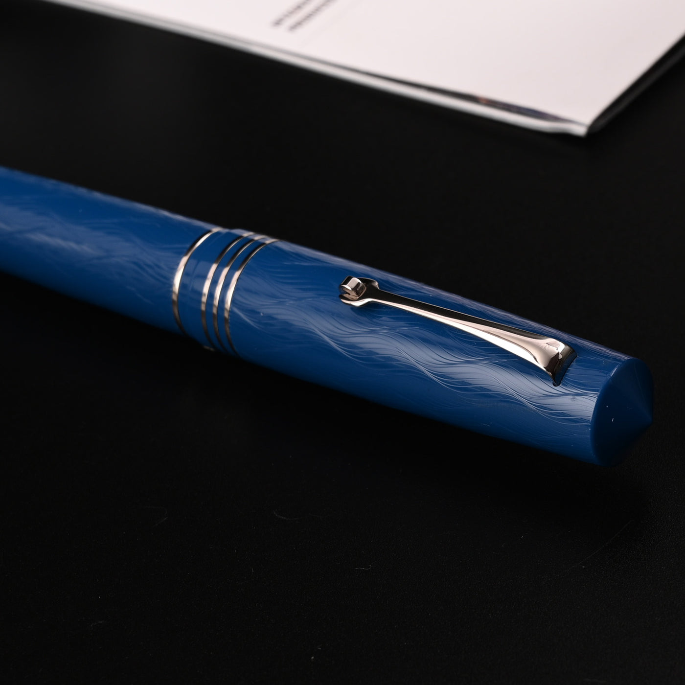 Leonardo MZ Grande 2.0 The Art of Guilloche Fountain Pen - Iris CT 15