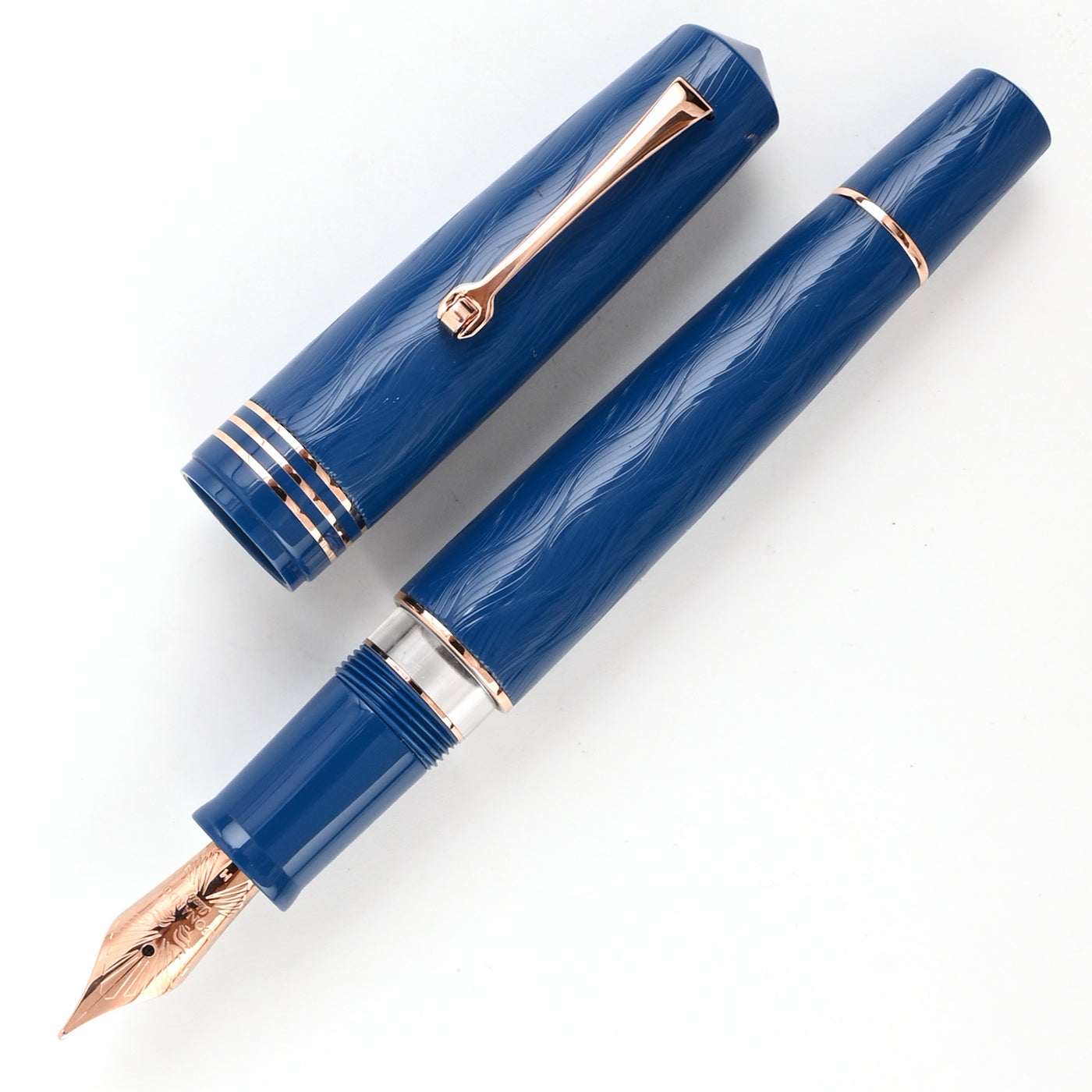 Leonardo MZ Grande 2.0 The Art of Guilloche Fountain Pen - Iris RGT 2