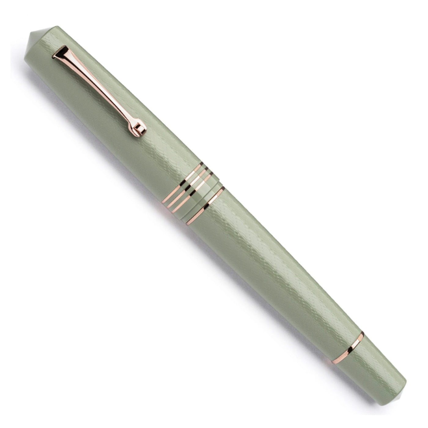 Leonardo MZ Grande 2.0 The Art of Guilloche Fountain Pen - Verdigris RGT