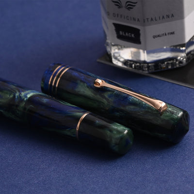 Leonardo MZ Grande 2.0 The Power of Flowers Fountain Pen - Fiordaliso Blue RGT (Limited Edition) 11