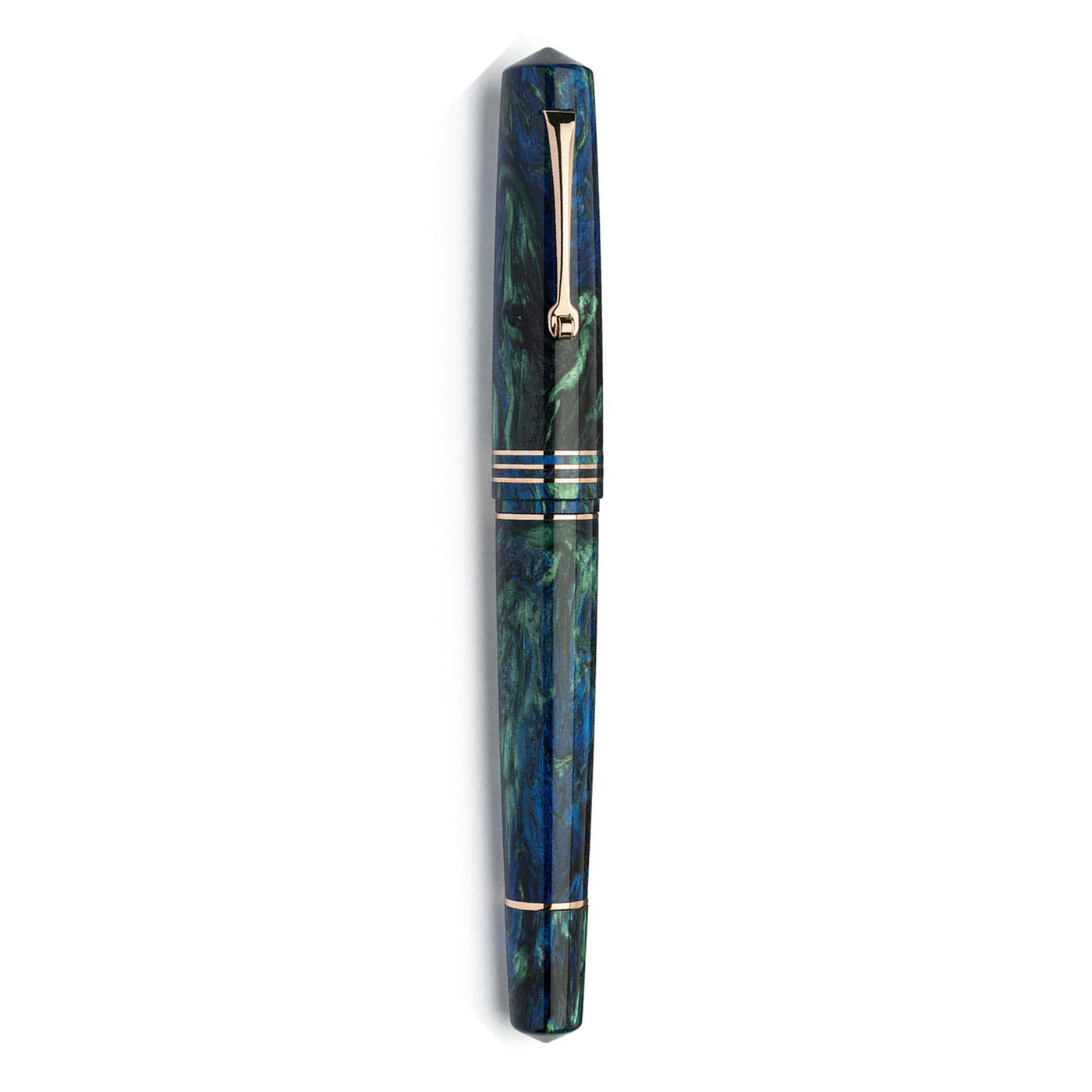 Leonardo MZ Grande 2.0 The Power of Flowers Fountain Pen - Fiordaliso Blue RGT (Limited Edition)