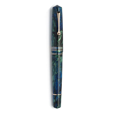 Leonardo MZ Grande 2.0 The Power of Flowers Fountain Pen - Fiordaliso Blue RGT (Limited Edition)