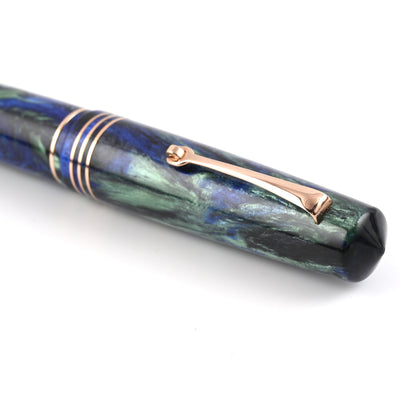 Leonardo MZ Grande 2.0 The Power of Flowers Fountain Pen - Fiordaliso Blue RGT (Limited Edition) 5