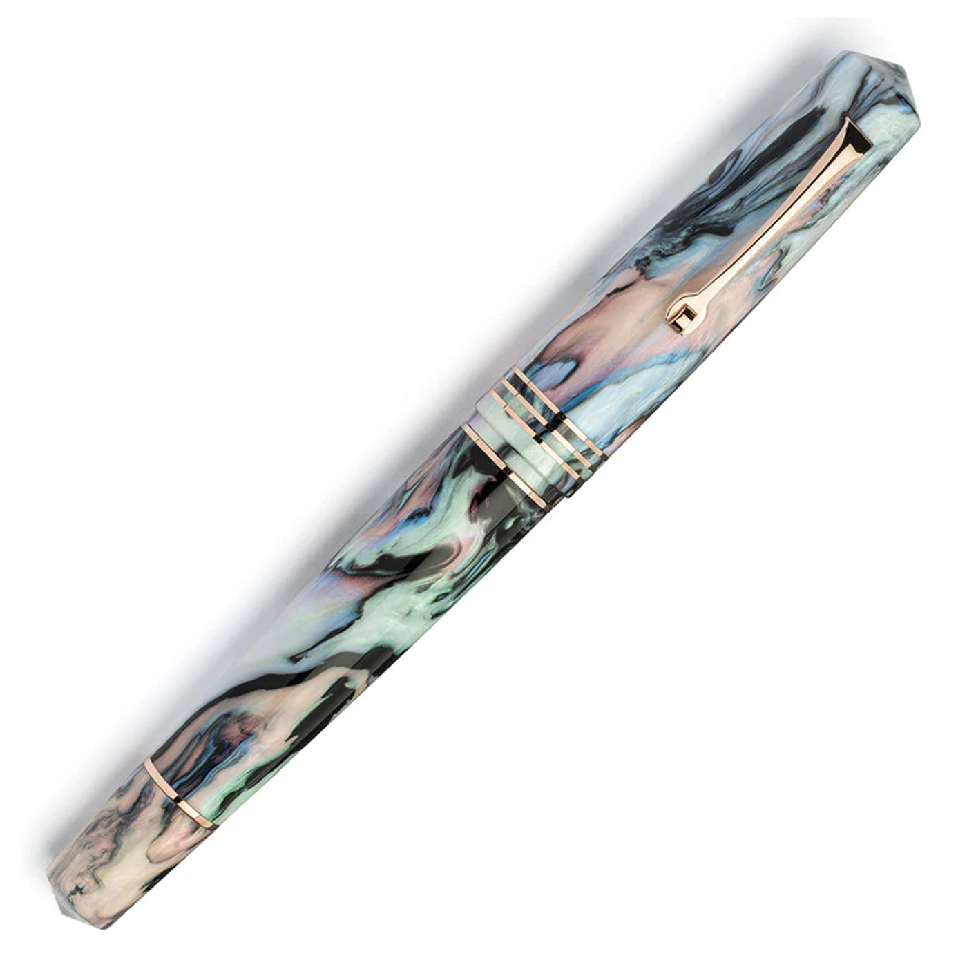 Leonardo MZ Grande 2.0 The Power of Flowers No.6 14K Gold Fountain Pen - Dalia Eveline RGT (Limited Edition)
