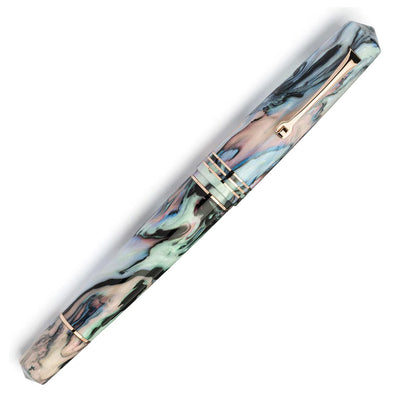 Leonardo MZ Grande 2.0 The Power of Flowers No.6 14K Gold Fountain Pen - Dalia Eveline RGT (Limited Edition)