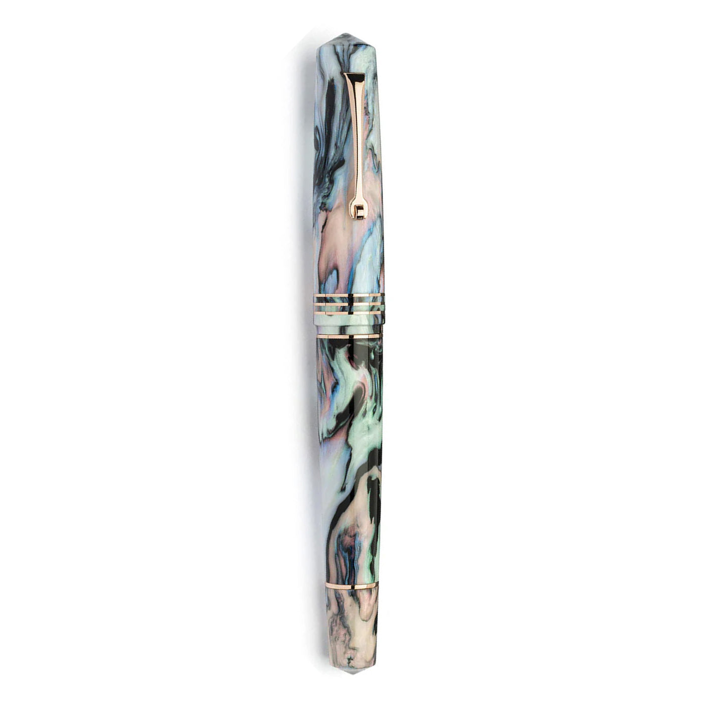 Leonardo MZ Grande 2.0 The Power of Flowers No.6 14K Gold Fountain Pen - Dalia Eveline RGT (Limited Edition)