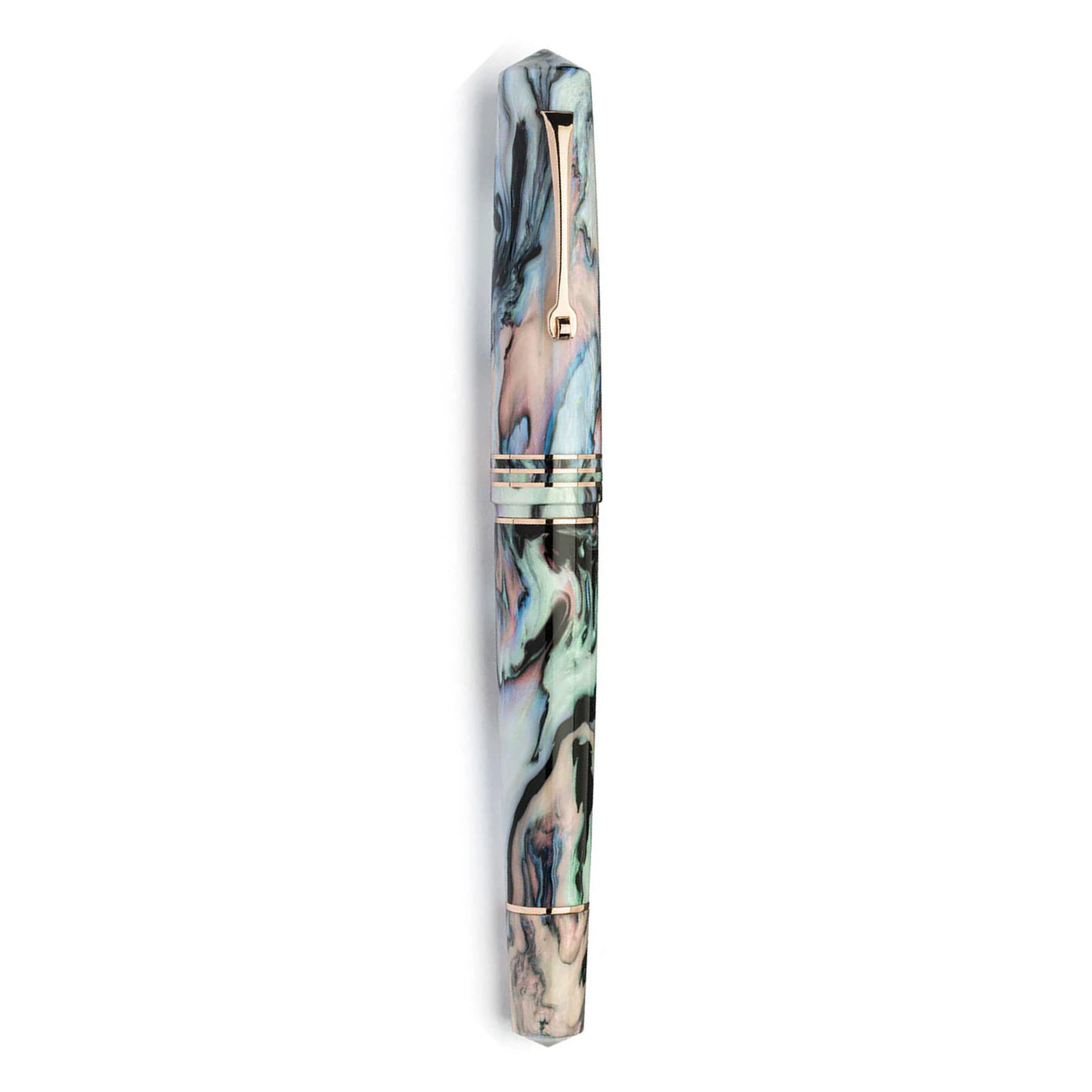 Leonardo MZ Grande 2.0 The Power of Flowers No.8 14K Gold Fountain Pen - Dalia Eveline RGT (Limited Edition)