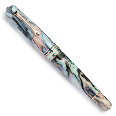 Leonardo MZ Grande 2.0 The Power of Flowers No.8 14K Gold Fountain Pen - Dalia Eveline RGT (Limited Edition)