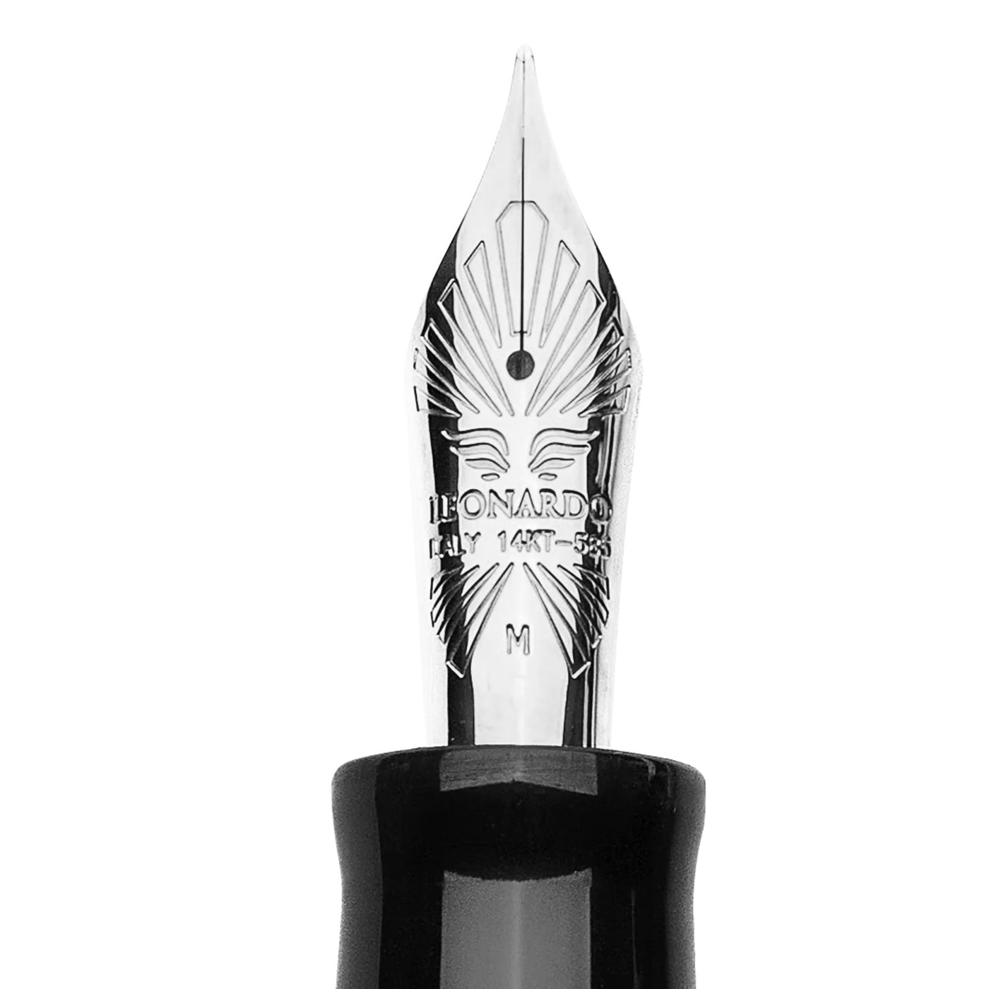 Leonardo MZ Grande Audace Art Nouveau No.6 Fountain Pen - Intense Black CT (Limited Edition) 3