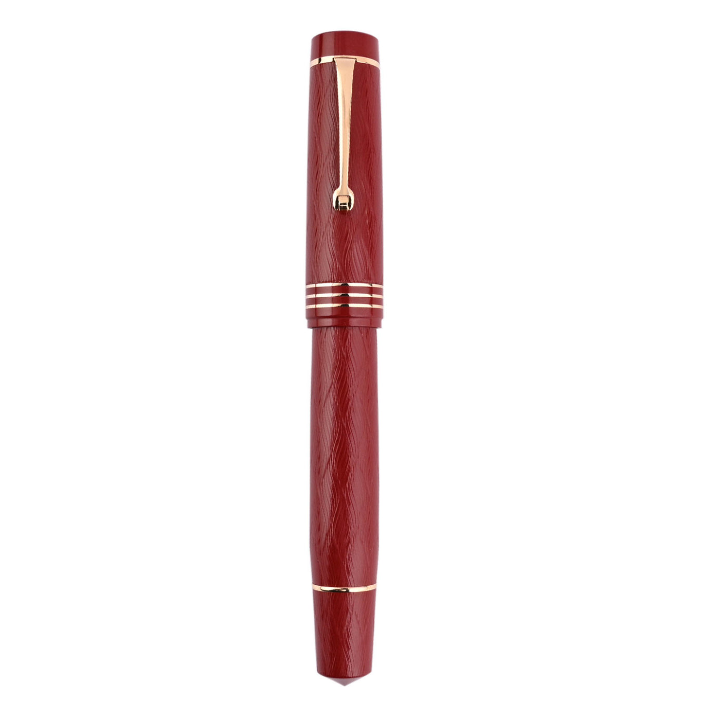 Leonardo MZ Grande Audace Art Nouveau No.6 Fountain Pen - Red Granata GT (Limited Edition) 5