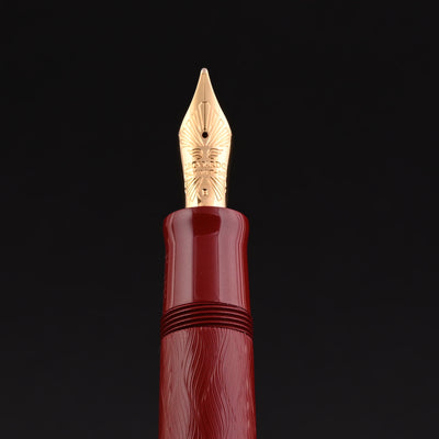 Leonardo MZ Grande Audace Art Nouveau No.6 Fountain Pen - Red Granata GT (Limited Edition) 9