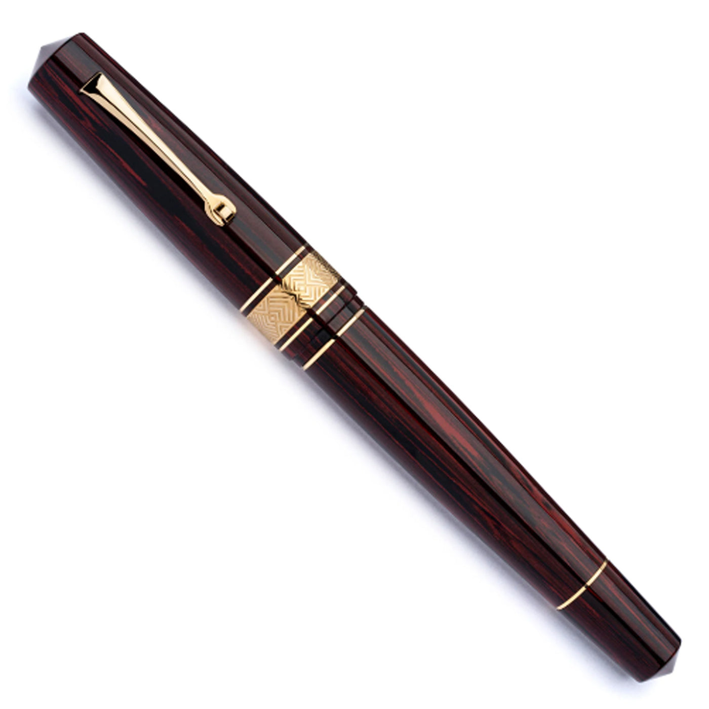 Leonardo MZ Grande Masterpiece Fountain Pen - Rosewood Ebonite GT (Limited Edition) 2