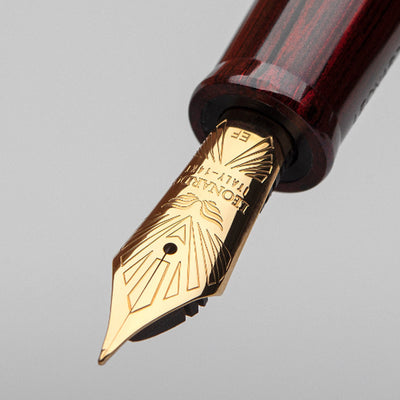 Leonardo MZ Grande Masterpiece Fountain Pen - Rosewood Ebonite GT (Limited Edition) 3