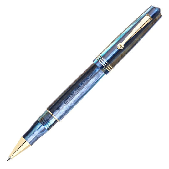 Leonardo MZ Grande Roller Ball Pen - Blue Hawaii GT