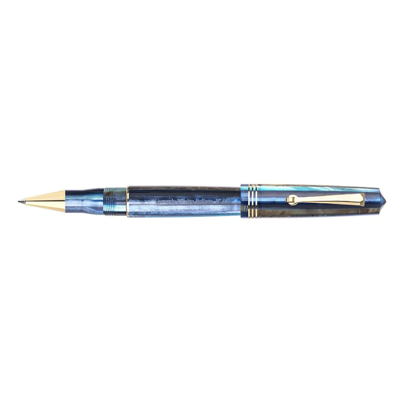 Leonardo MZ Grande Roller Ball Pen - Blue Hawaii GT