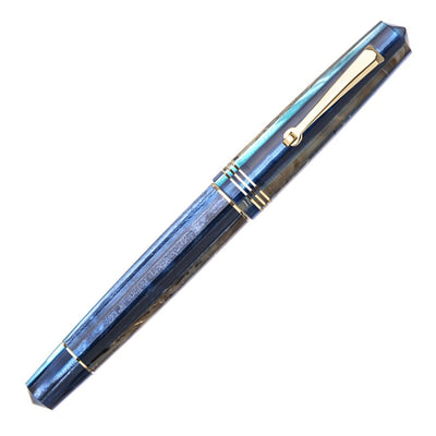 Leonardo MZ Grande Roller Ball Pen - Blue Hawaii GT