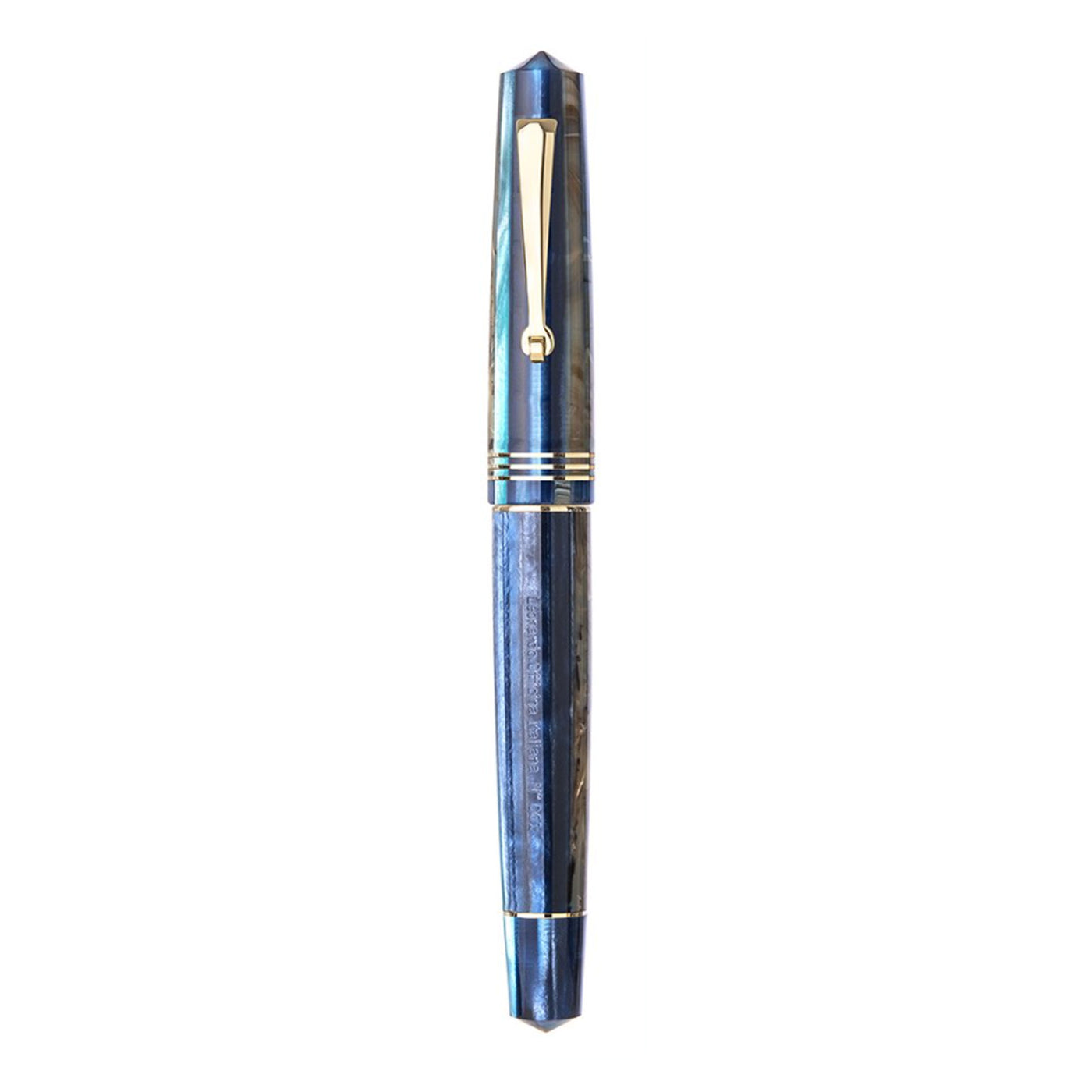 Leonardo MZ Grande Roller Ball Pen - Blue Hawaii GT