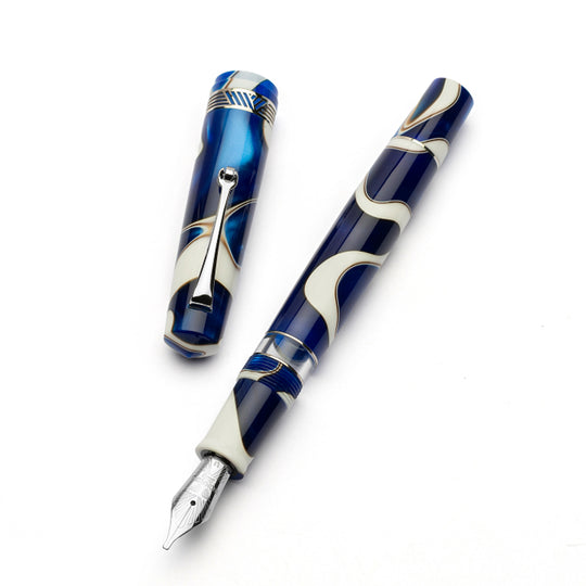 Leonardo Magico Fountain Pen - Onda Blue CT