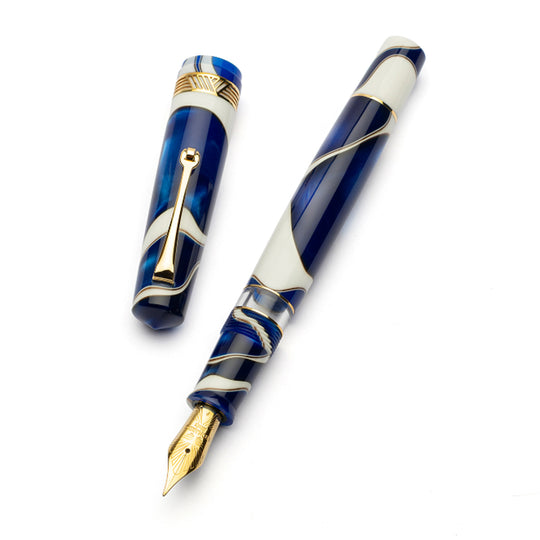 Leonardo Magico Fountain Pen - Onda Blue GT
