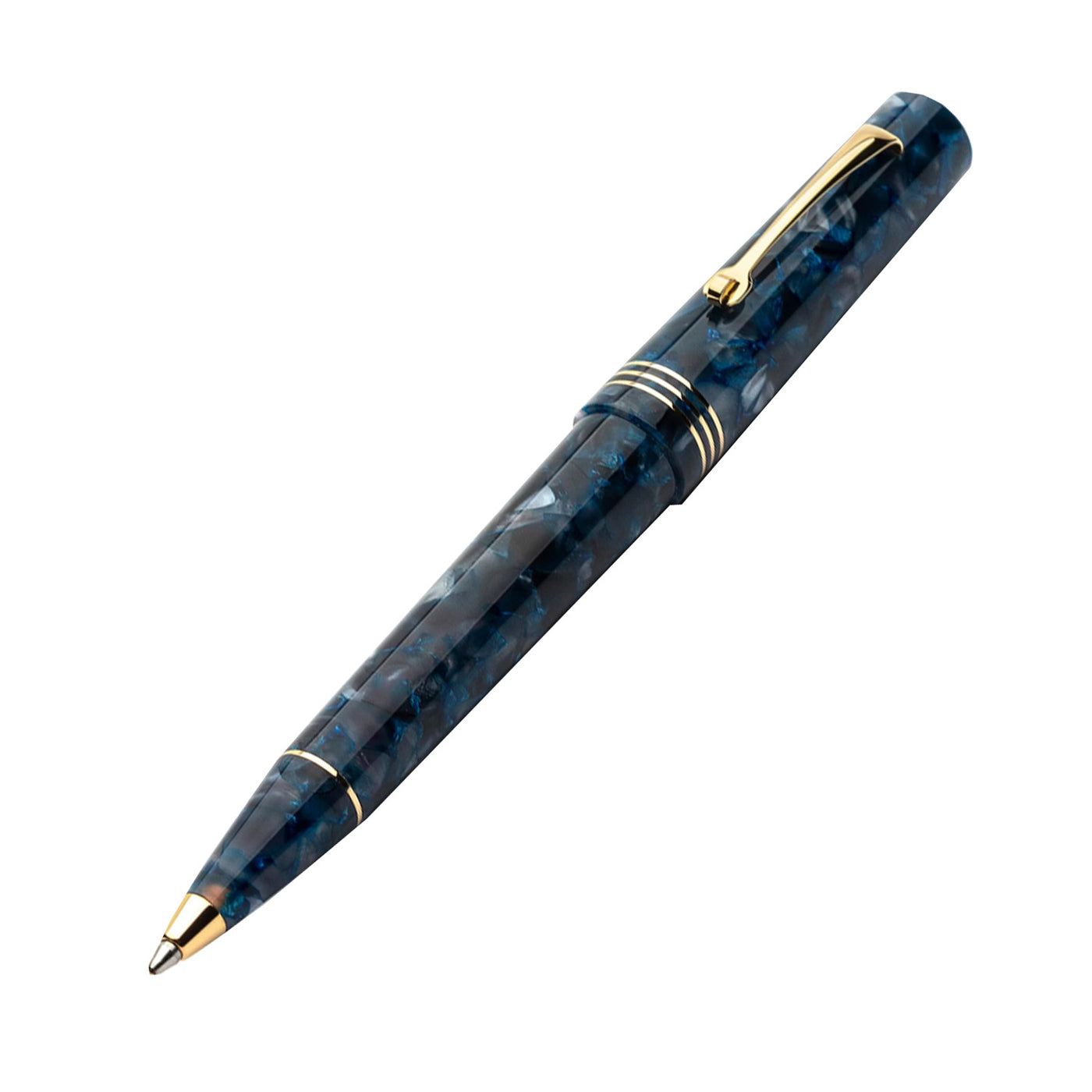 Leonardo Momento Zero Ball Pen - Sorrento Blue GT 1