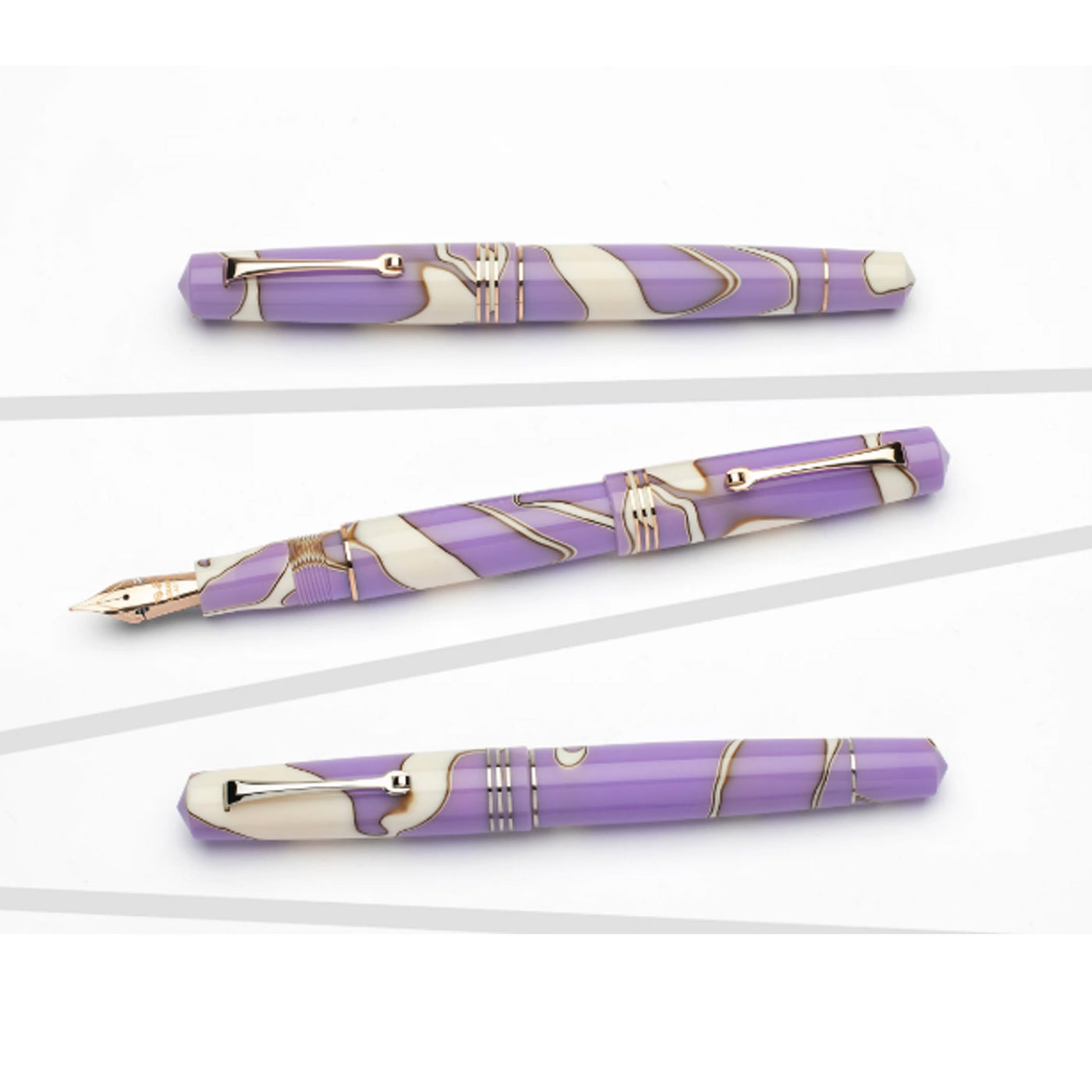 Leonardo Momento Zero Fountain Pen - Nuvola Lilac RGT