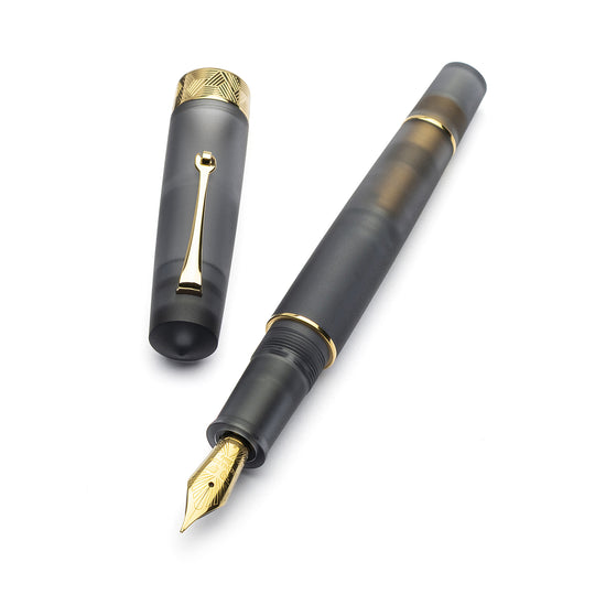 Leonardo Pura Fountain Pen - Frosted Grey GT