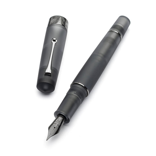 Leonardo Pura Fountain Pen - Frosted Grey RT
