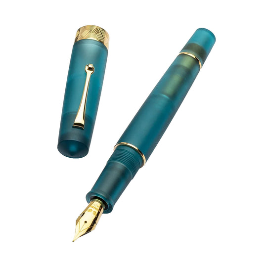Leonardo Pura Fountain Pen - Frosted Petrol GT