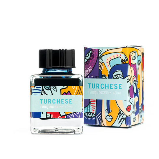 Leonardo Turchese Hawaii Ink Bottle, Turquoise - 40ml