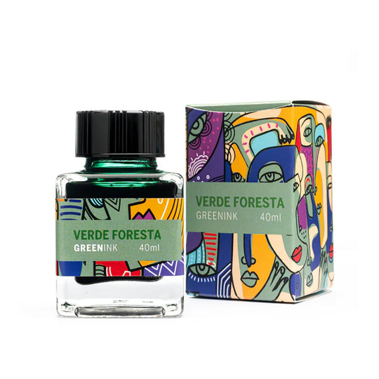 Leonardo Verde Foresta Ink Bottle, Green - 40ml