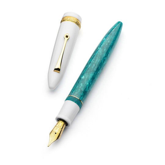 Leonardo x Dolcevita Furore Fountain Pen - Smeralda GT