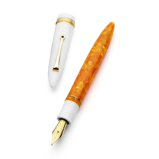 Leonardo x Dolcevita Furore Fountain Pen - Terra Degli Aranci GT