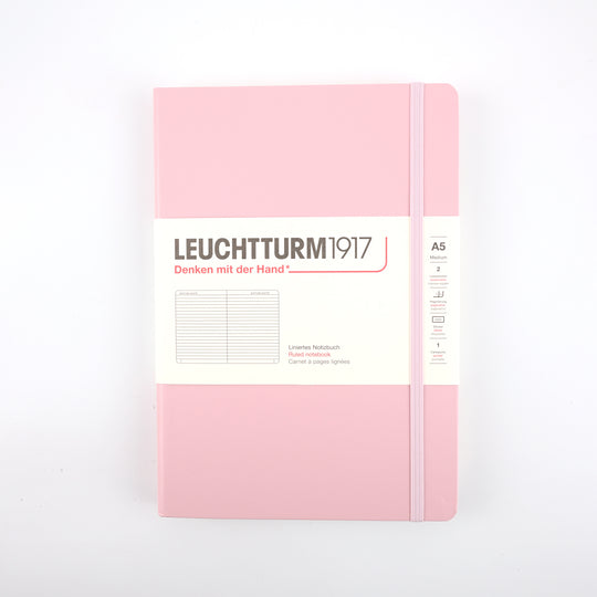 Leuchtturm1917 Classic Hard Cover Notebook - Powder - A5 - Ruled