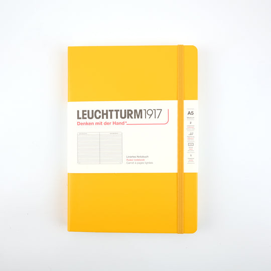 Leuchtturm1917 Classic Hard Cover Notebook - Sunflower - A5 - Ruled