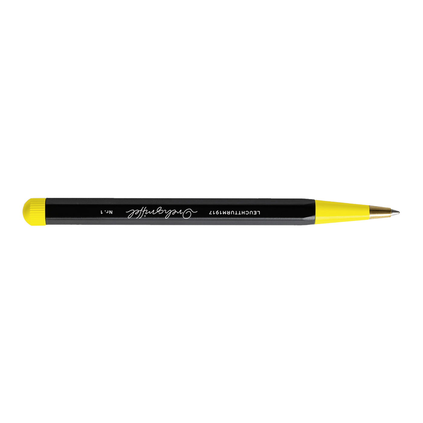 Leuchtturm1917 Drehgriffel Nr. 1 Bauhaus Edition Ball Pen - Black/Lemon (Special Edition)