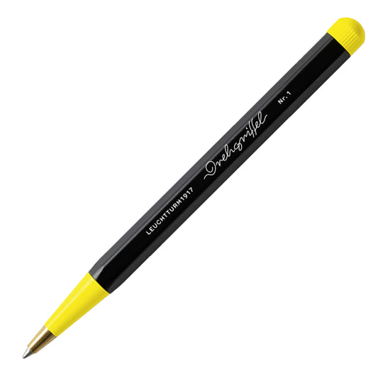 Leuchtturm1917 Drehgriffel Nr. 1 Bauhaus Edition Ball Pen - Black/Lemon (Special Edition)