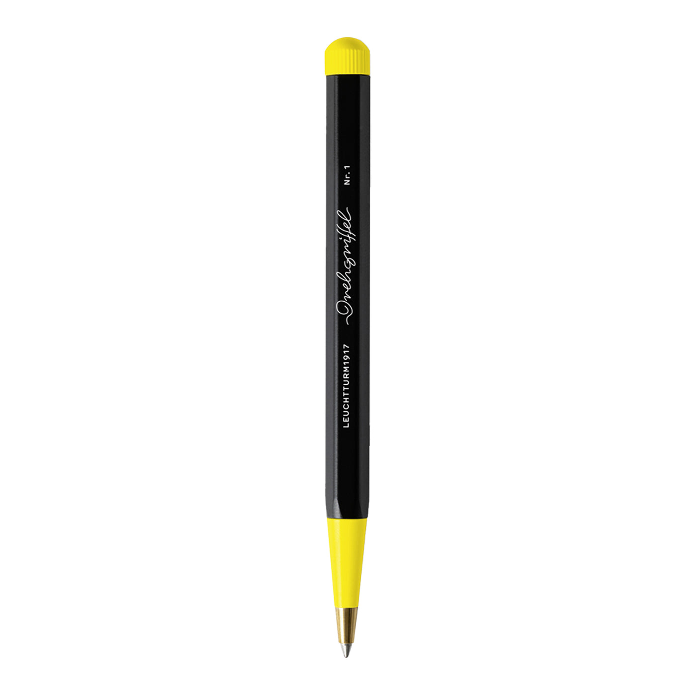Leuchtturm1917 Drehgriffel Nr. 1 Bauhaus Edition Ball Pen - Black/Lemon (Special Edition)