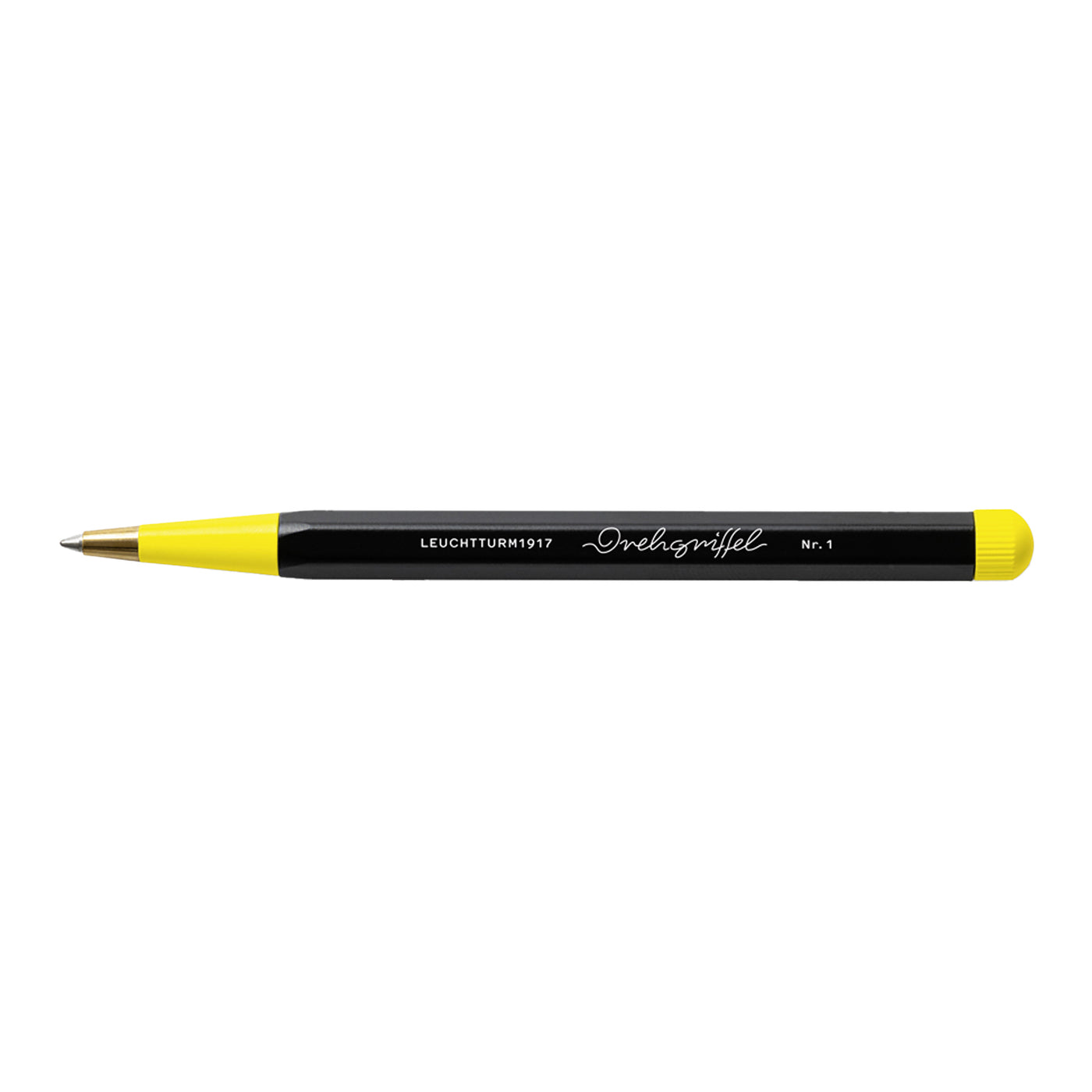 Leuchtturm1917 Drehgriffel Nr. 1 Bauhaus Edition Ball Pen - Black/Lemon (Special Edition)