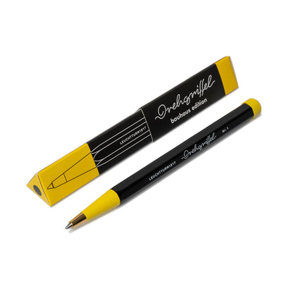 Leuchtturm1917 Drehgriffel Nr. 1 Bauhaus Edition Ball Pen - Black/Lemon (Special Edition)