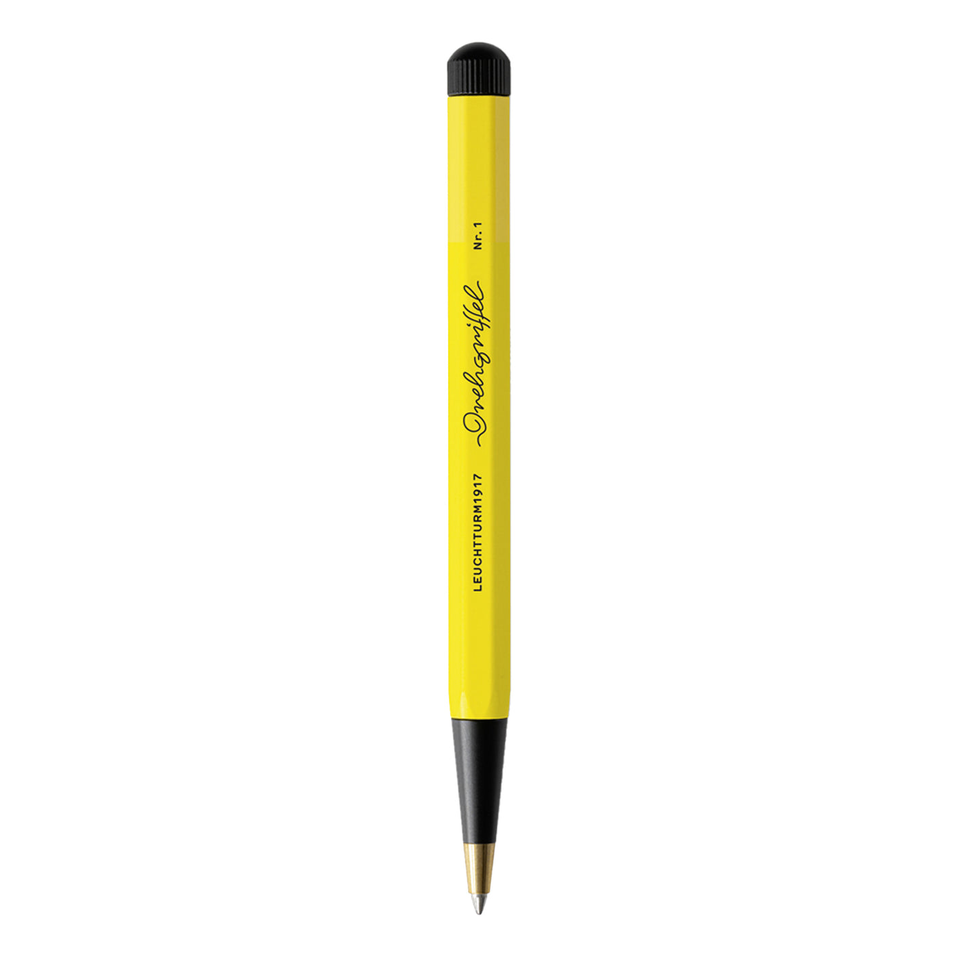 Leuchtturm1917 Drehgriffel Nr. 1 Bauhaus Edition Ball Pen - Lemon/Black (Special Edition)