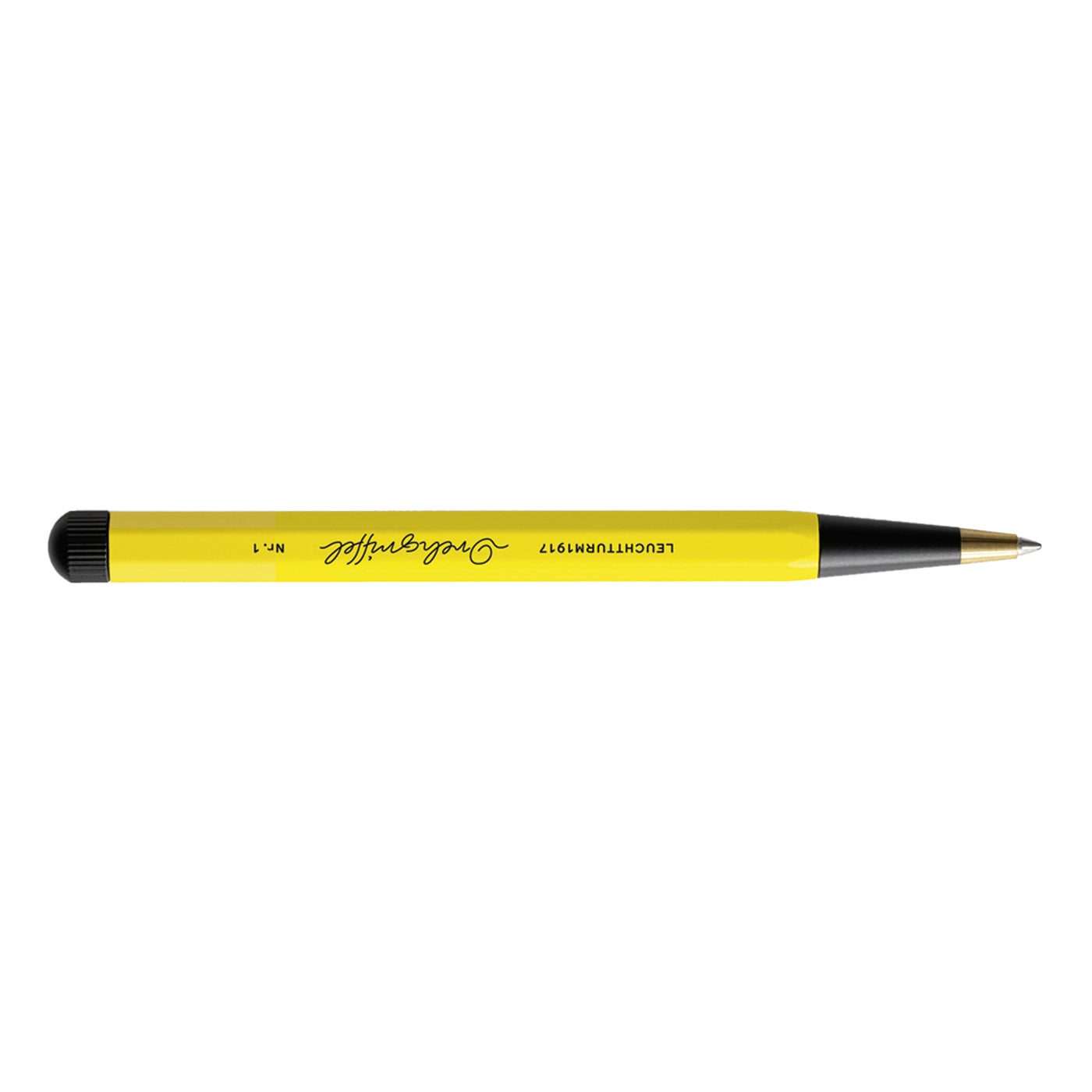 Leuchtturm1917 Drehgriffel Nr. 1 Bauhaus Edition Ball Pen - Lemon/Black (Special Edition)