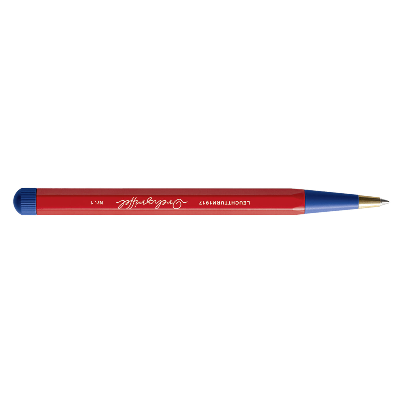 Leuchtturm1917 Drehgriffel Nr. 1 Bauhaus Edition Ball Pen - Red/Royal Blue (Special Edition)