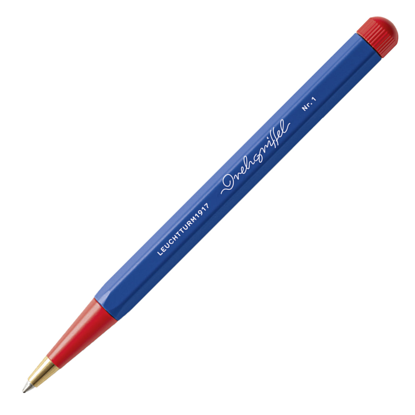 Leuchtturm1917 Drehgriffel Nr. 1 Bauhaus Edition Ball Pen - Royal Blue/Red (Special Edition)