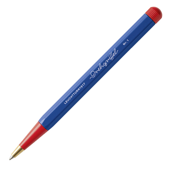 Leuchtturm1917 Drehgriffel Nr. 1 Bauhaus Edition Ball Pen - Royal Blue/Red (Special Edition)