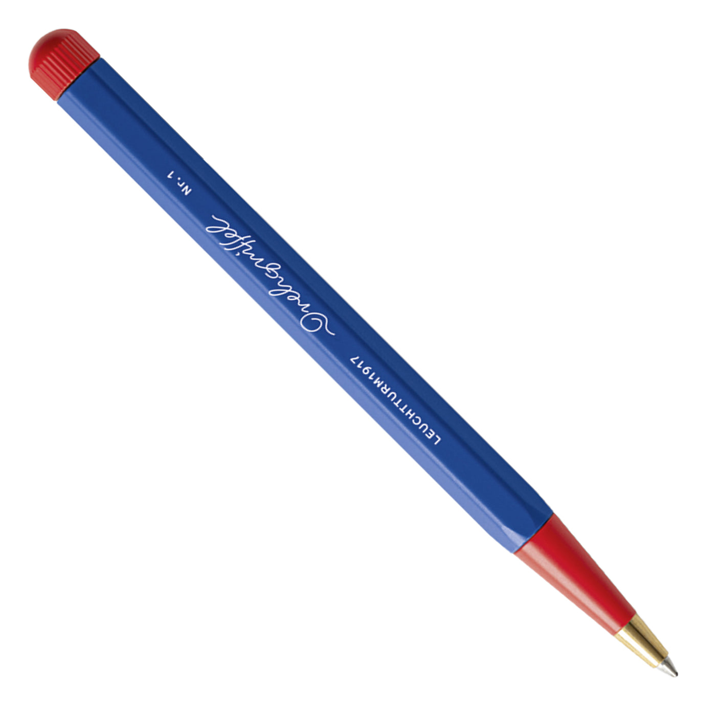Leuchtturm1917 Drehgriffel Nr. 1 Bauhaus Edition Ball Pen - Royal Blue/Red (Special Edition)
